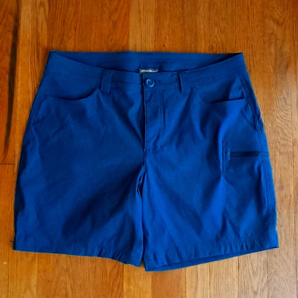 Women's Eddie Bauer Rainier Waterproof Active Shorts, navy